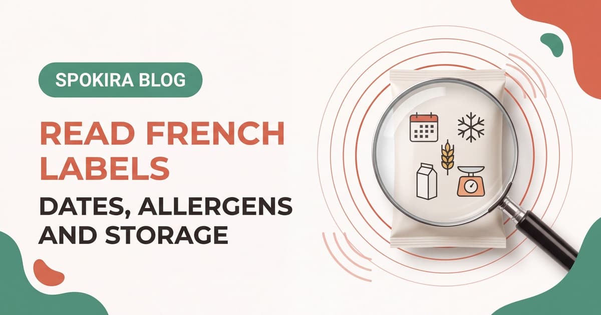 How to Read French Food Labels and Expiration Dates