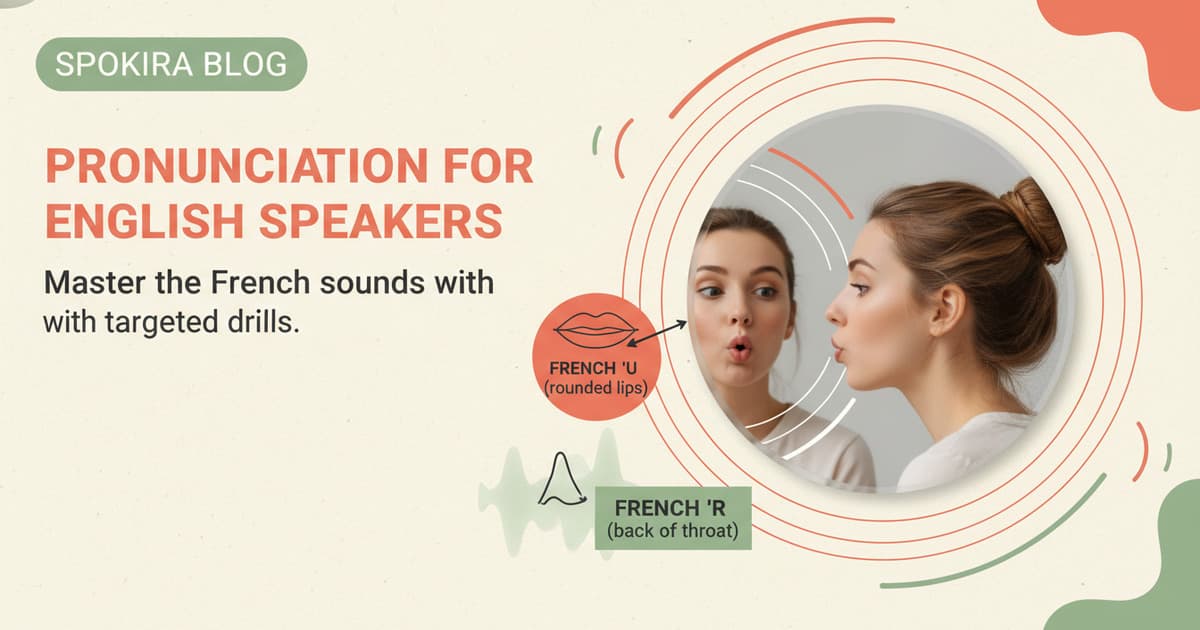 French Pronunciation for English Speakers: Sounds, Fixes, and Exercises