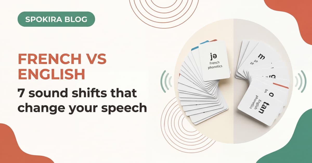 French Sounds vs English: 7 Differences That Change How You Sound