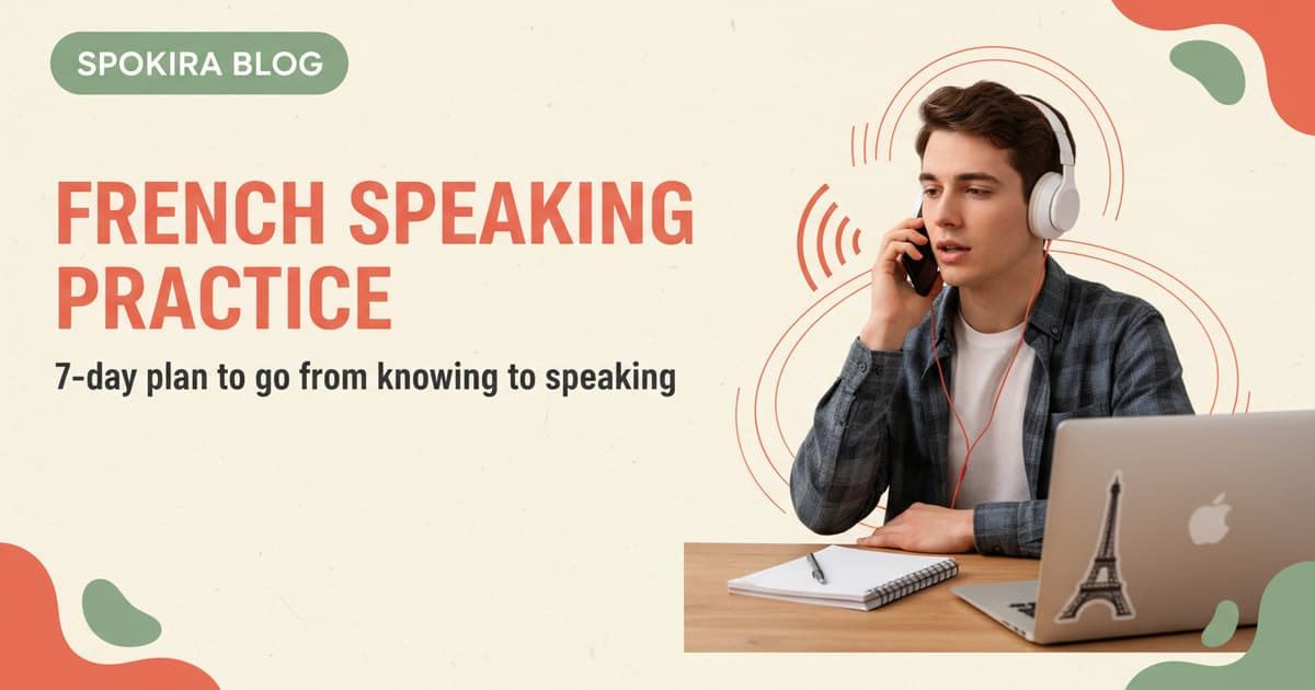 French Speaking Practice: Complete A2-B1 Guide