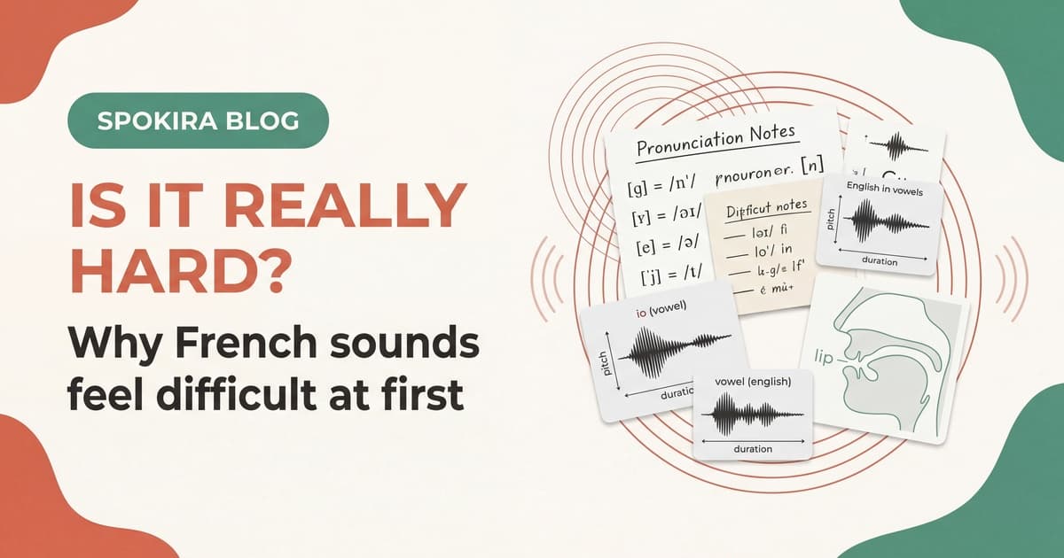 Is French Pronunciation Hard? For English Speakers, Yes at First