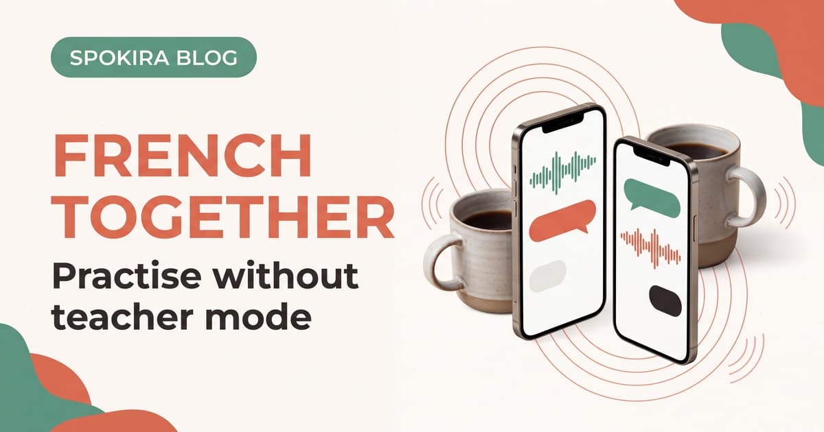 How to Learn French With Your Partner Without Teacher Mode